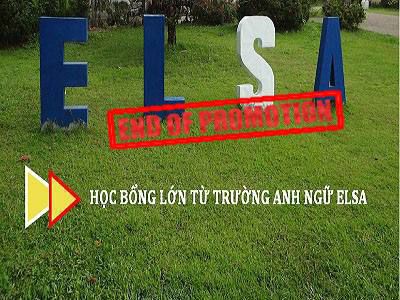 Học bổng lớn từ trường Anh Ngữ ELSA - Cebu